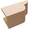 Ekena Millwork 6in. W x 6in. H x 12in. L Crestline Woodgrain TimberThane Rafter Tail, Primed Tan RFTUR06X06X12CRERCPR - alternate 5